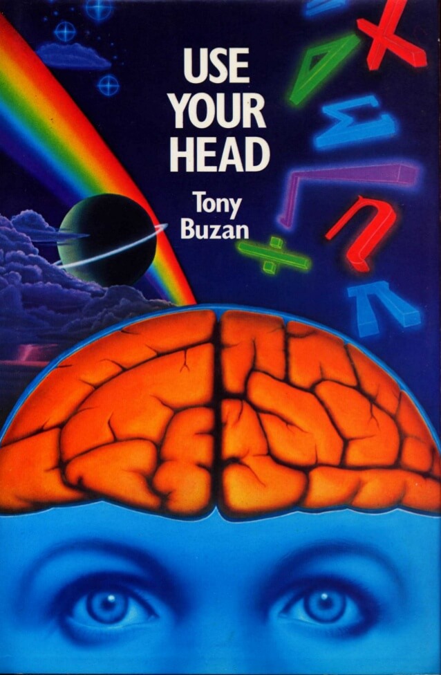 Tony Buzan使用你的头早期思维导图教学磁性记忆方法博客的书封面