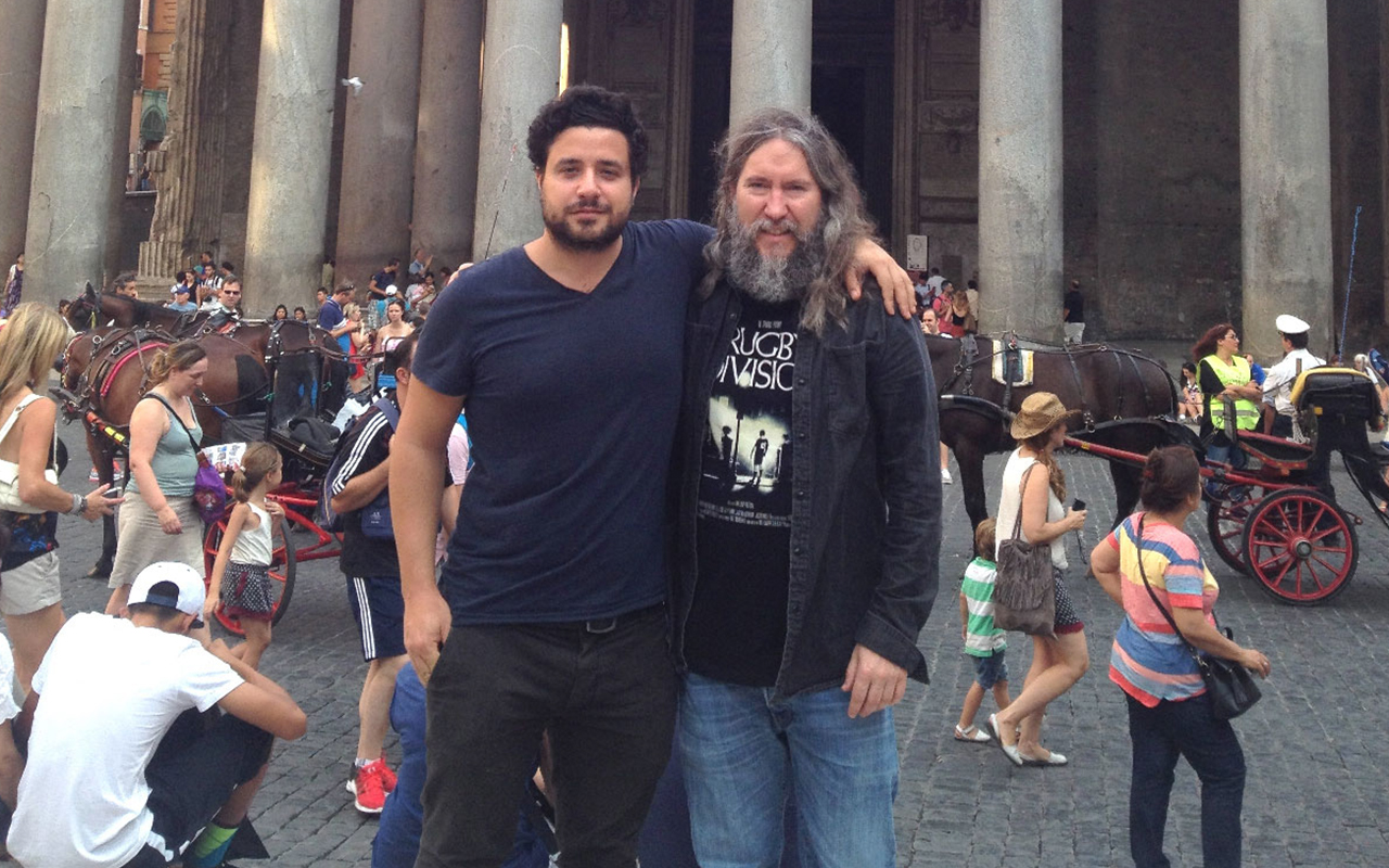Luca Lampariello和Anthony Metivier在罗马