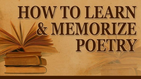 如何学习和记忆诗歌课程形象