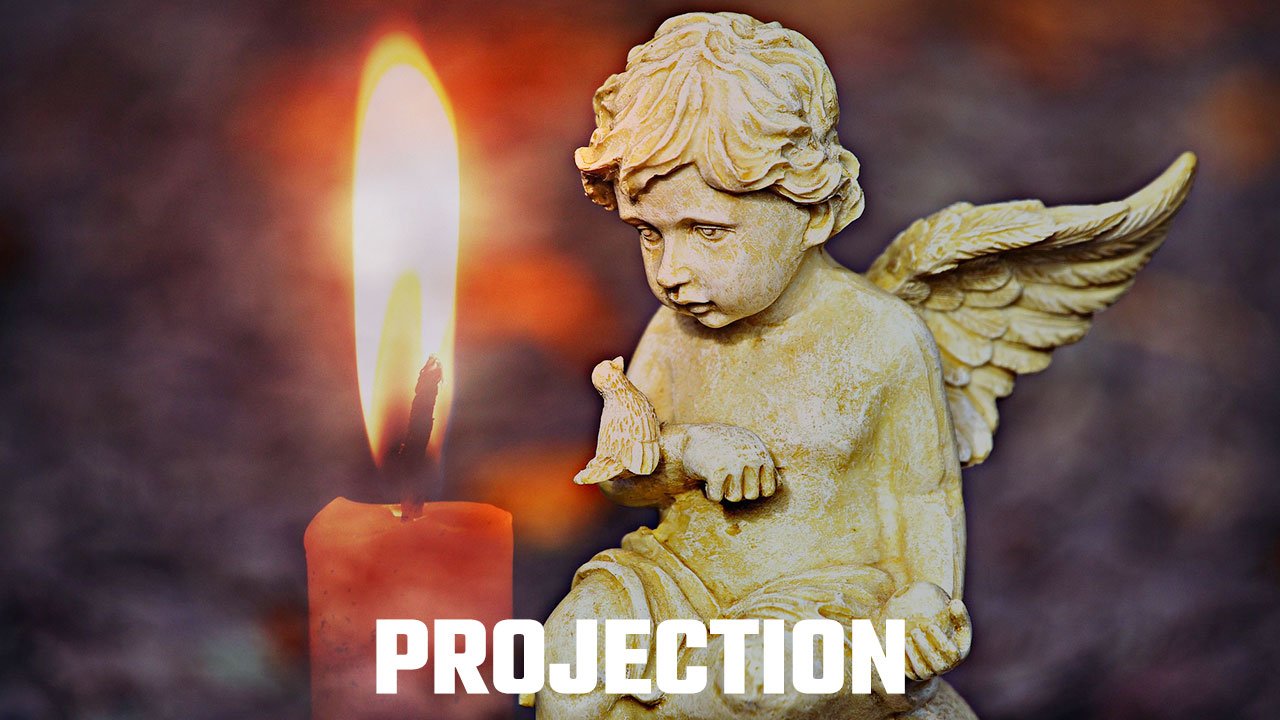天使的图象与蜡烛的蜡烛说明多感官可视化锻炼投射的蜡烛锻炼