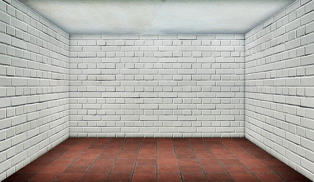 白色墙壁的空房间的照片