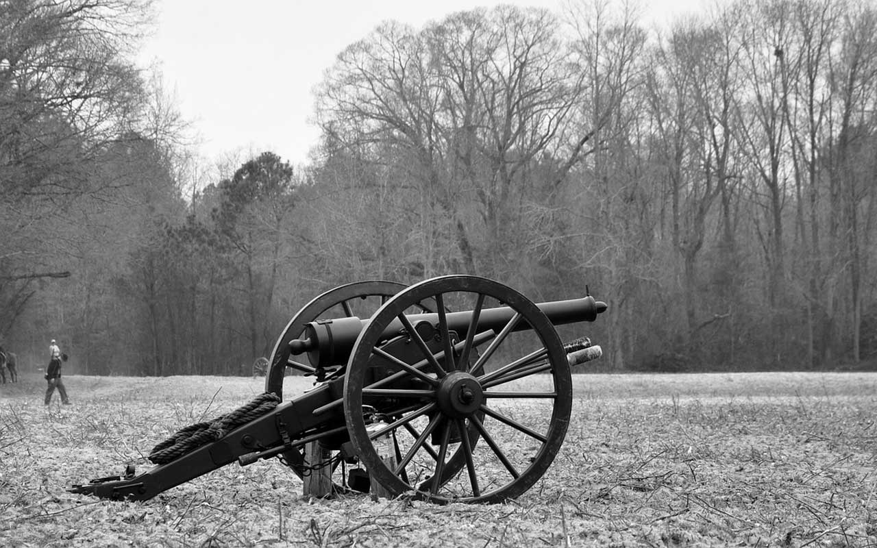 战场上的大炮;这是你可能了解到的内战的一部分，让它成为一个明确的记忆。
