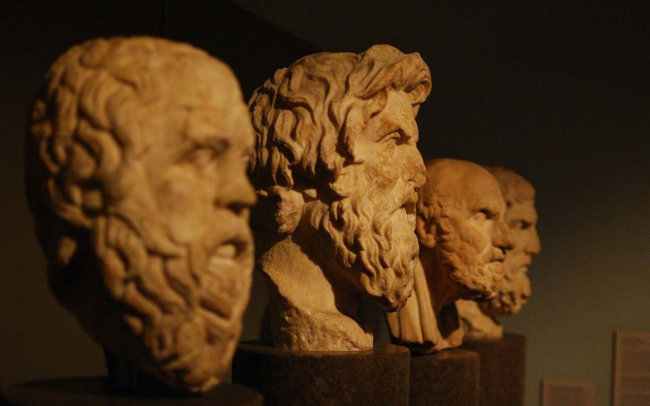 希腊哲学家的萧条。早期使用记忆增强技术作为古希腊语和罗马人使用。