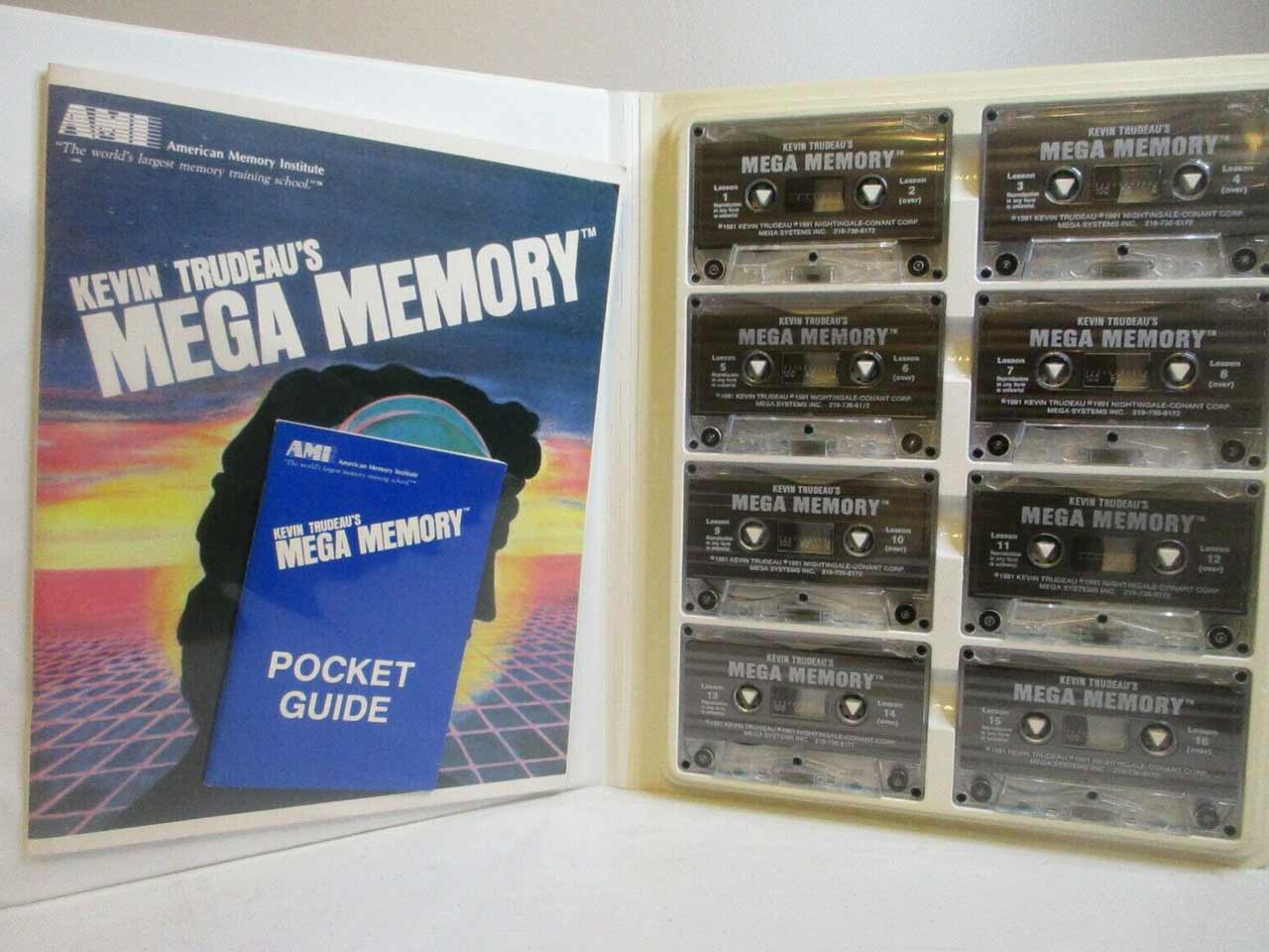 凯文·特鲁多的超级记忆音频程序的磁带。