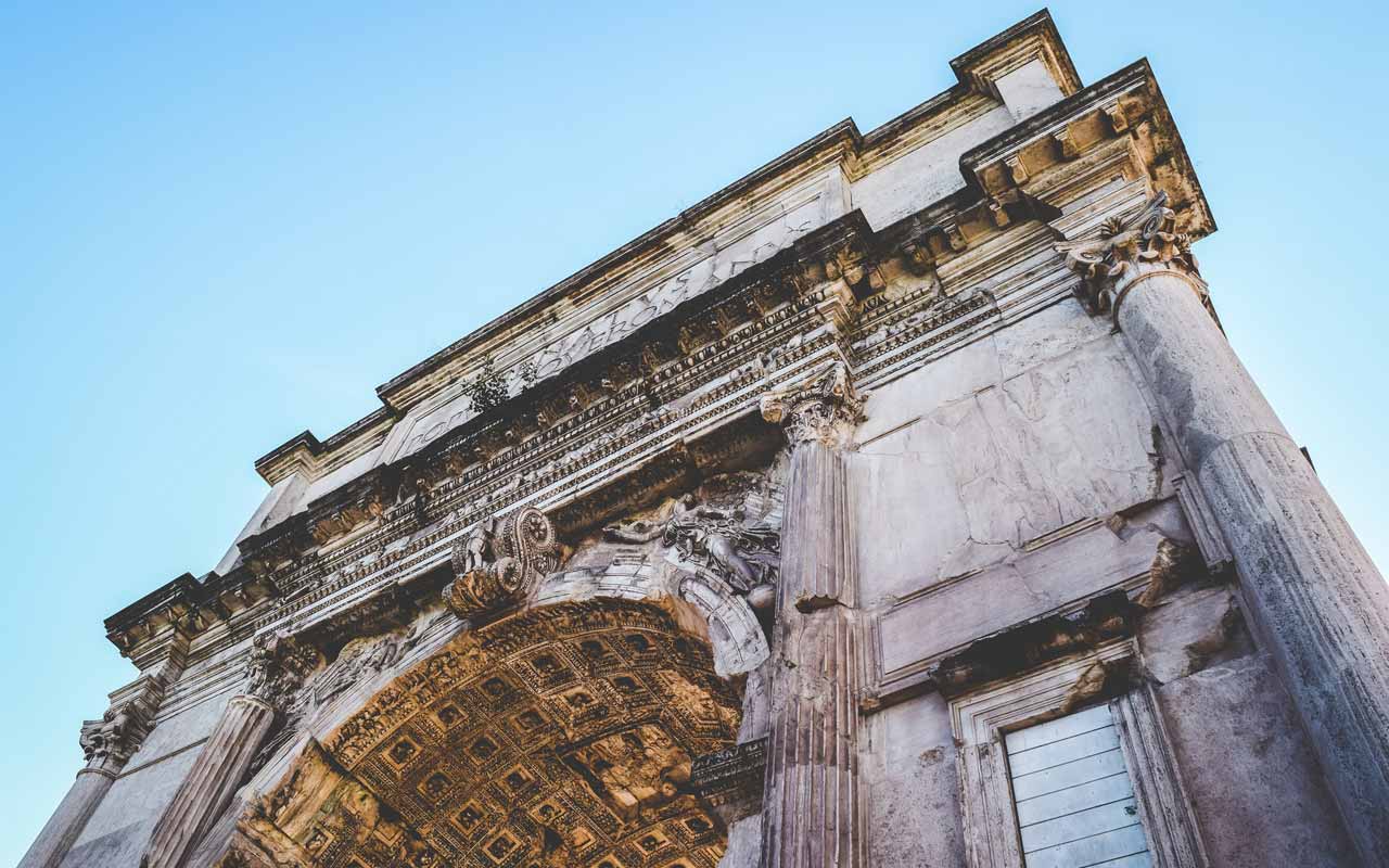 Titus拱门，罗马，意大利