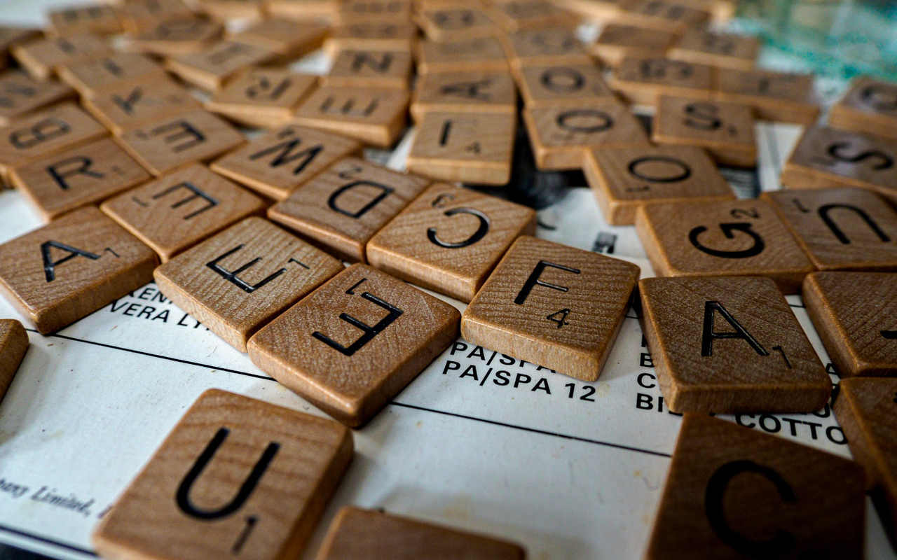 木制的字母