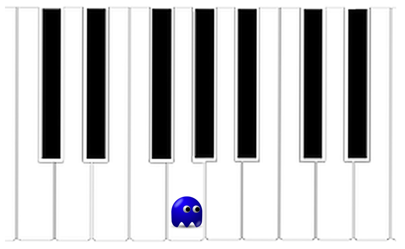 吃豆鬼助记例子，如何记住钢琴低音谱号音符